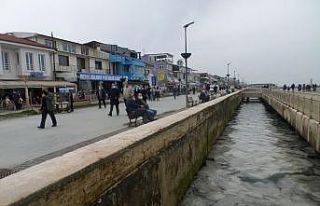 Sahilde korkutan manzara