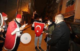 Sahur Devriyesi, şehitler için sahurda toplu dua...