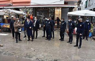 Sakarya Caddesi’nde restorasyon çalışmaları...