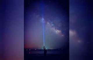 Samanyolu çekimleri görsel şölen sundu