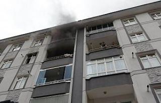 Samsun’da buzdolabından yangın çıktı