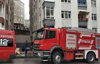 Samsun’da ev yangını