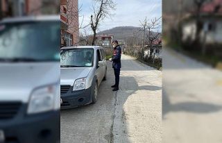 Samsun’da jandarmadan korona denetimi