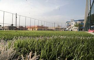 Şanlıurfa kırsalında yapılan Millet bahçesi...