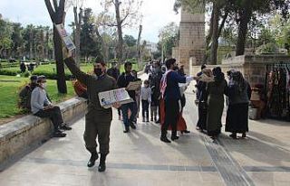 Şanlıurfa’da kurtuluş gazetesinin dağıtımı...