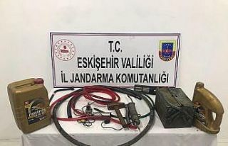 Şantiyeden hırsızlık yapan 2 kişi yakalandı