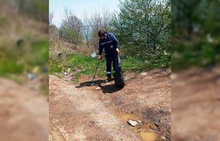 Sapanca Gölü’nde temizlik çalışması