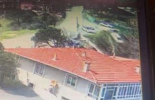 Sarıyer’de aracın 70 metreden düşme anı kamerada