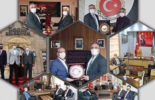 Savran, ilçe ve belde belediye başkanlarını ziyaret...