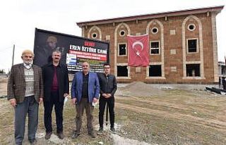 Şehit Eren Öztürk’ün vasiyet ettiği cami inşaatı...