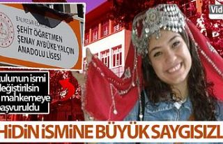 Şehit Öğretmen Aybüke Yalçın adına büyük...
