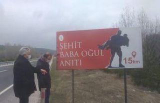 Şehitlik tabelalarının bakım ve onarımı yapıldı