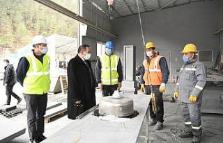 Şehri nakış gibi işleyen tesis