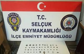 Selçuk’ta şüphe üzerine durdurulan araçtan...