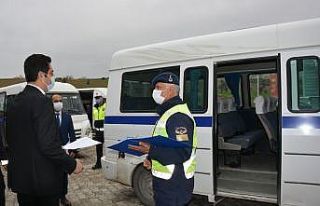 Selendi’de servis araçlarına sıkı denetim