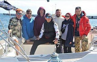 Seyahat kısıtlamasına rağmen sezonun ilk Rus turistleri...