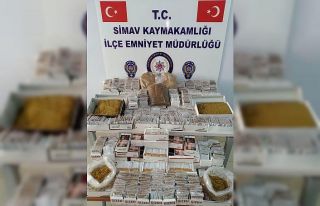 Simav’da kaçak tütün operasyonu