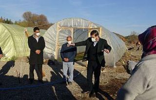 Sındırgı yeşil alanlarını büyütmeye devam...