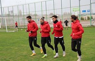 Sivas Belediyespor’da Eyüpspor maçı hazırlıkları...