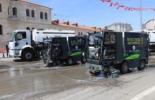 Sivas sokaklarında bahar temizliği