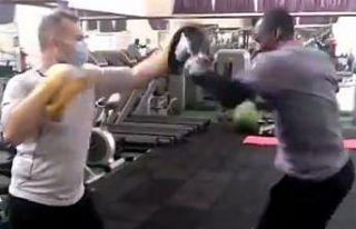 Sivasspor’un ‘Dede’si Kone’den boks şov!