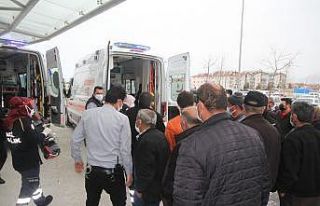 Sobadan sızan gazdan zehirlenen çift hastaneye kaldırıldı