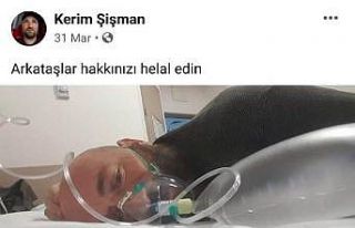 Sosyal medyadan helallik istedi, koronaya yenildi