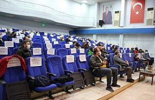 Sporcu aileleriyle toplantı gerçekleştirildi