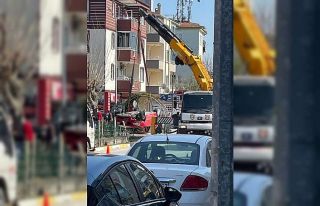 Su kanalına böyle uçtu