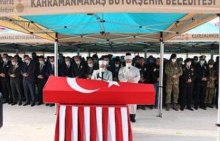 Suriye şehidi son yolculuğuna uğurlandı