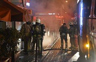 Taksim’deki restoranda çıkan yangın paniğe sebep...