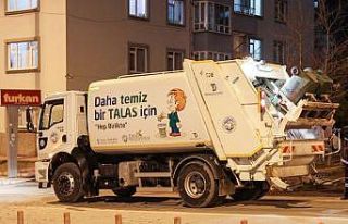 Talas’ta çöp toplama saatleri değişti