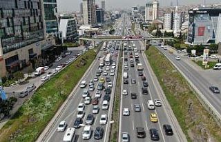 Tam kapanma öncesi İstanbul trafiğinde rekor seviye