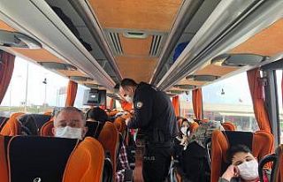 ’Tam Kapanma’ öncesi otogarlarda denetimler gerçekleştirildi