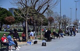 Tam kapanma öncesi vatandaşlar sahile akın etti