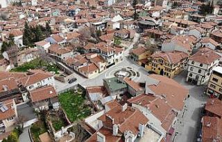 Tarihi Odunpazarı sessizliğe büründü