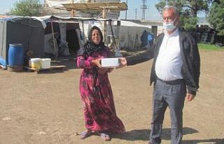 Tarım işçilerine ücretsiz maske