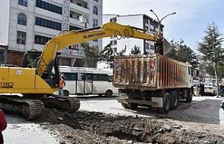 Tatvan Belediyesinden altyapı çalışması