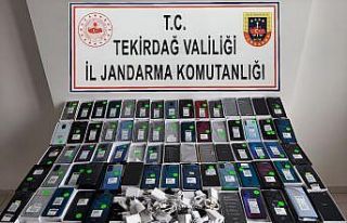 Tekirdağ’da 250 bin liralık gümrük kaçağı...