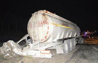 TEM Otoyolu’nda feci kaza