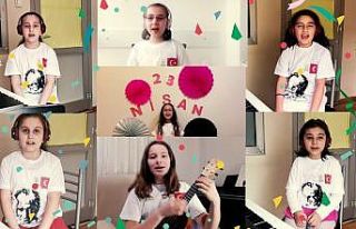 Tepebaşı’nın çocuklarından 23 Nisan’a özel...