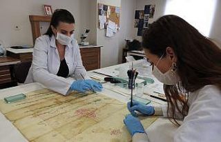 Tesadüfen bulunan padişah fermanının restorasyonu...