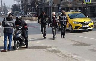 Ticareti taksi yolculuğu polis noktasında son buldu