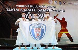 Türkiye Kulüpler Karate Şampiyonası’nda Kağıthane...