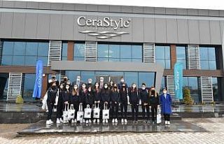 Turkuaz Seramik OSB’den sponsor ziyareti