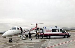 Uçak ambulanslar bebekler için havalandı