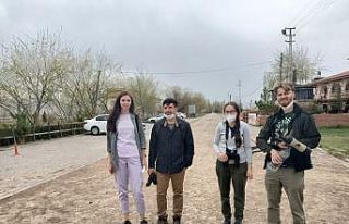 Ukraynalı turistlerden Sultan Sazlığı Kuş Cenneti’ne...