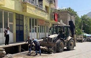 Uludere’de kısıtlama sonrası hummalı çalışma...