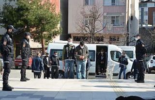 Uyuşturucu operasyonunda yakalananlar adliyede