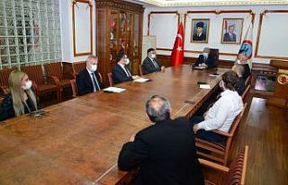 Vali Akın başkanlığında pandemi toplantısı...